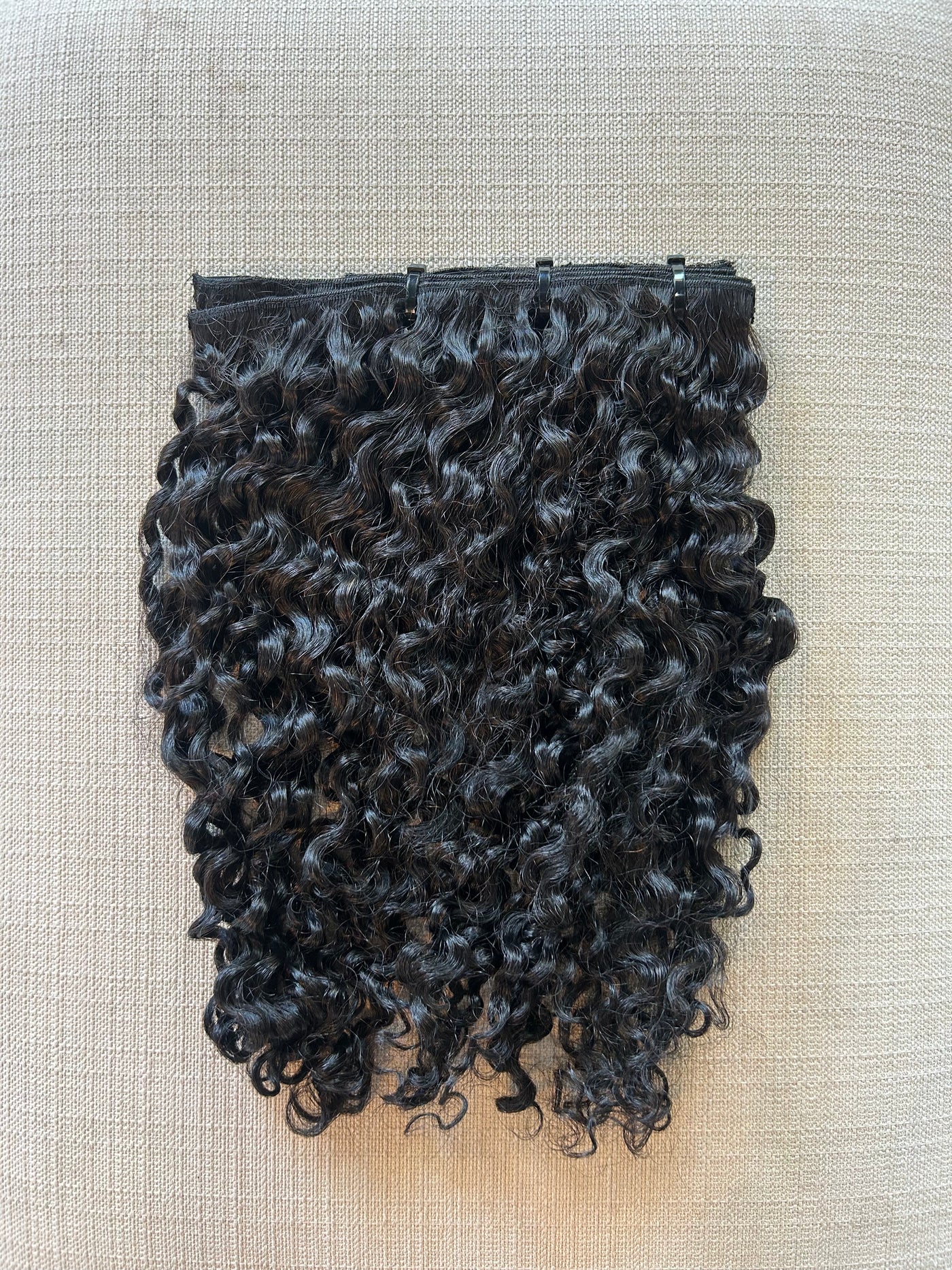 Seamless Clip Ins: "Mauri" Burmese Curly 130 Grams