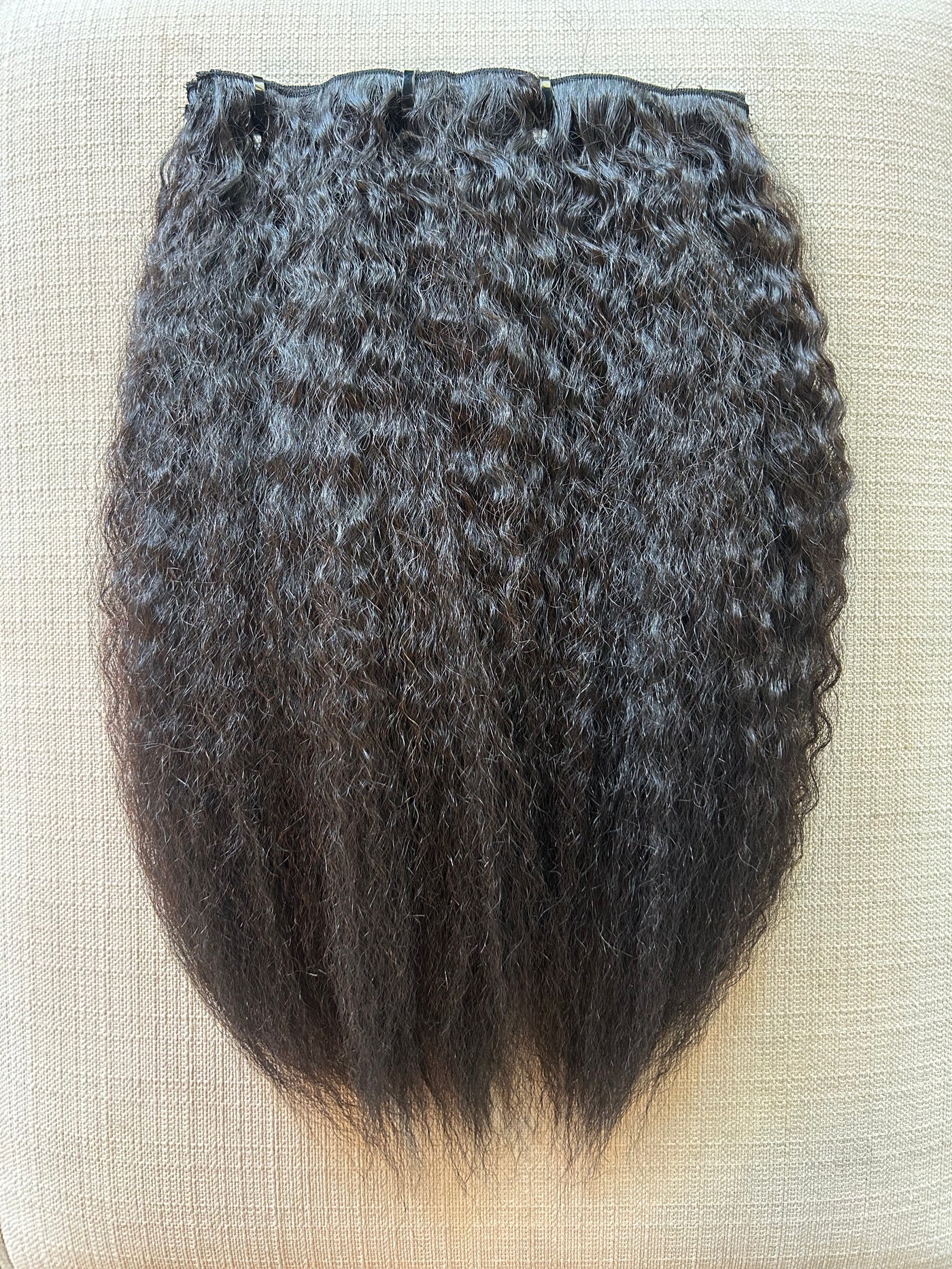 Seamless Clip-Ins: "Lara" Kinky Straight